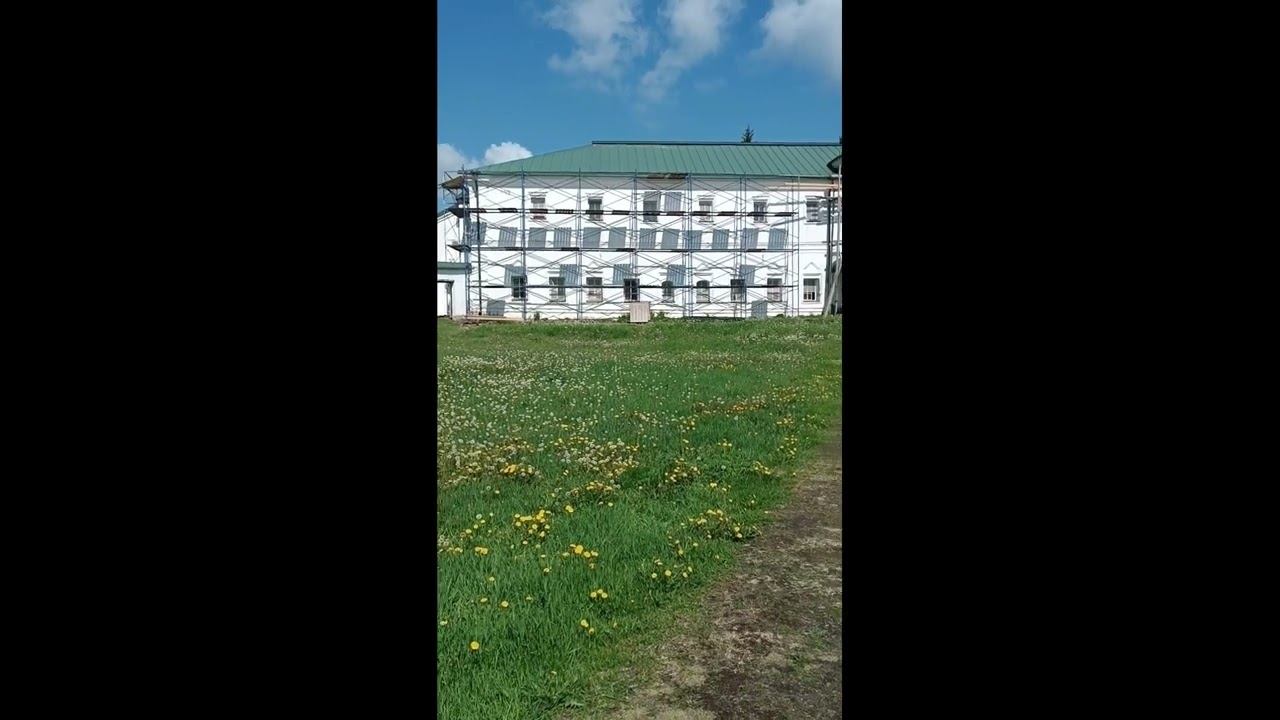 Иверский монастырь, вид изнутри смотреть онлайн