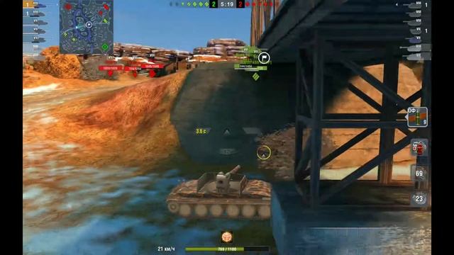 WoT Blitz Борщ изи Катка😂 Hello Фугасы😋 смотреть онлайн