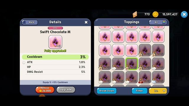 Cookie Run Kingdom Eclair Cookie Toppings