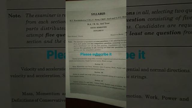 B.Sc book of math Dynamic syllabus of 6th sem. # All university syllabus of Dynamic👍👍👍 смотреть онлайн