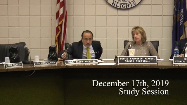 Dearborn Heights Study Session 12/17/19 смотреть онлайн