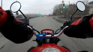 Мопед JT50 опережение (обгон) Камаза и максимальная скорость с горки по объездной