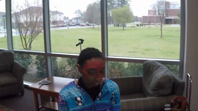 Flamingo Face Painting For Intrigue Modeling Troupe March 2016