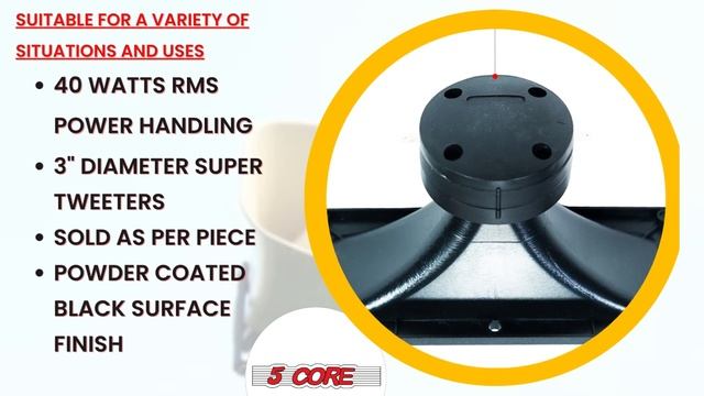 Best Horn Tweeters In 2023 | Horn Tweeter DJ | 94dB Sound Level PIEZO Horn Tweeter - @5coreUSA смотреть онлайн