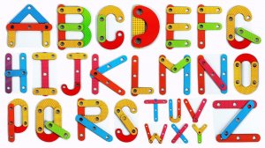 Весёлый Английский Алфавит из Конструктора!