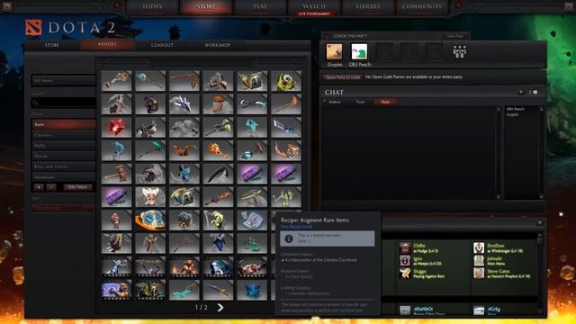 Dota 2 Crafting bug. смотреть онлайн
