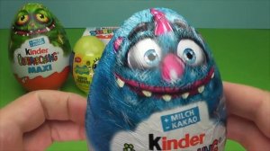 20 киндер сюрпризов  -  Kinder Surprise Eggs - микимаус - астерикс и абеликс
