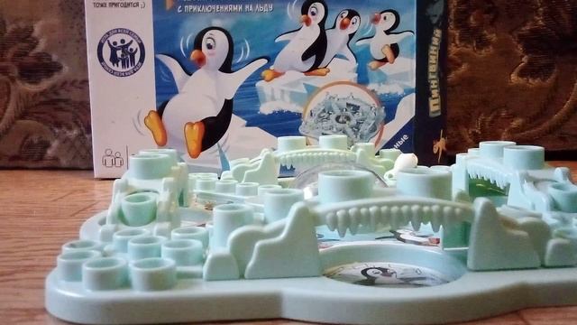 Настольная игра Пингвиний остров.
Распаковка и обзор.