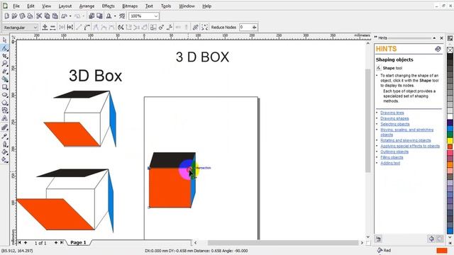 coreldraw 3d design // 3d drawing // Corel Draw 3d box смотреть онлайн