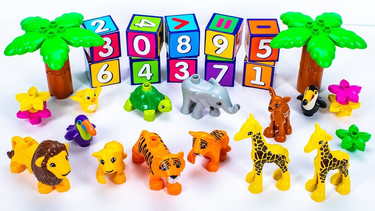 Игрушки Лего для Малышей. Английская Лексика. смотреть онлайн