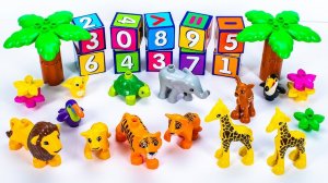 Игрушки Лего для Малышей. Английская Лексика.