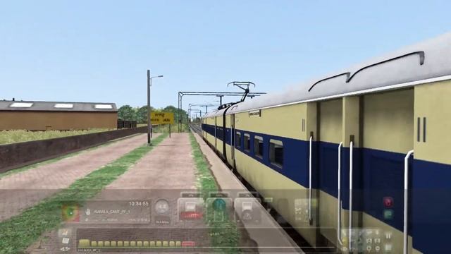 Train Simulator Classic 2024 EMU EXPRESS NRV1 Towards AmbalaCity Jn #trainsimulatorclassic2024
