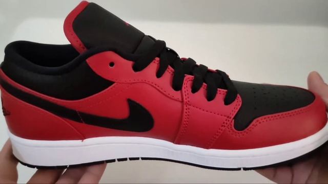 Air Jordan 1 Low "Gym Red" - Close Up/On Feet смотреть онлайн