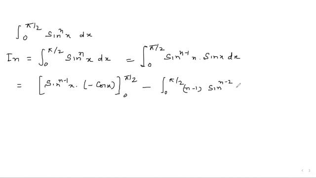 Reduction formula of integral sin^n x dx : Walli's formula -I смотреть онлайн