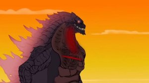 SPIDER RED - BLUE GODZILLA vs EVOLUTION of WHITE GODZILLA'S ATOMIC BREATH: Size Comparison/ANIMATIO