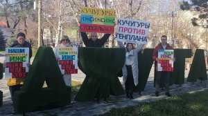 ДЖУБГА ПРОТИВ ГЕНПЛАНА. Жители п. Кучугуры приехали поддержать Джубгу.