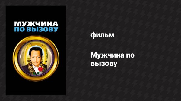 Мужчина по вызову (фильм, 1999)
