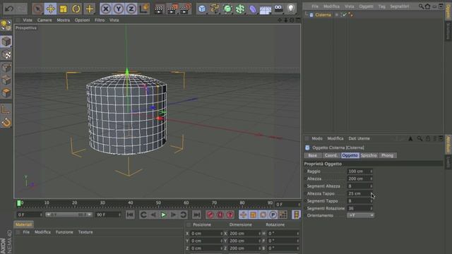 CINEMA 4D r13 - lezione 6 - le primitive del menù oggetto смотреть онлайн