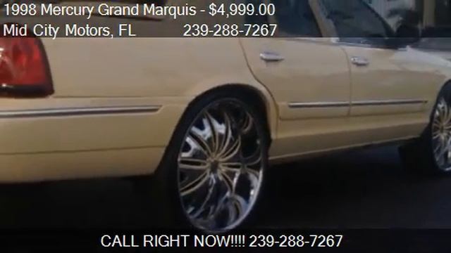 1998 Mercury Grand Marquis GS - for sale in Fort Myers , FL смотреть онлайн