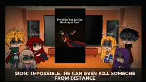 My instant death ability is so overpowered(SION, SAGE'S AND DEMON)React to Takato Yogiri. part- 1