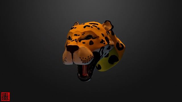 Jaguar's Head 3D Model смотреть онлайн