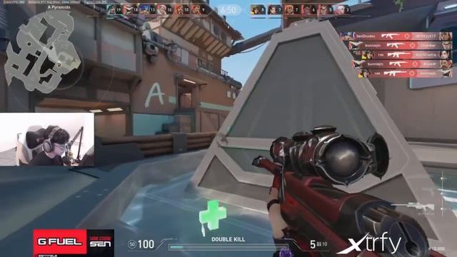 TENZ casually dominating with the OP in a Valorant deathmatch lobby смотреть онлайн