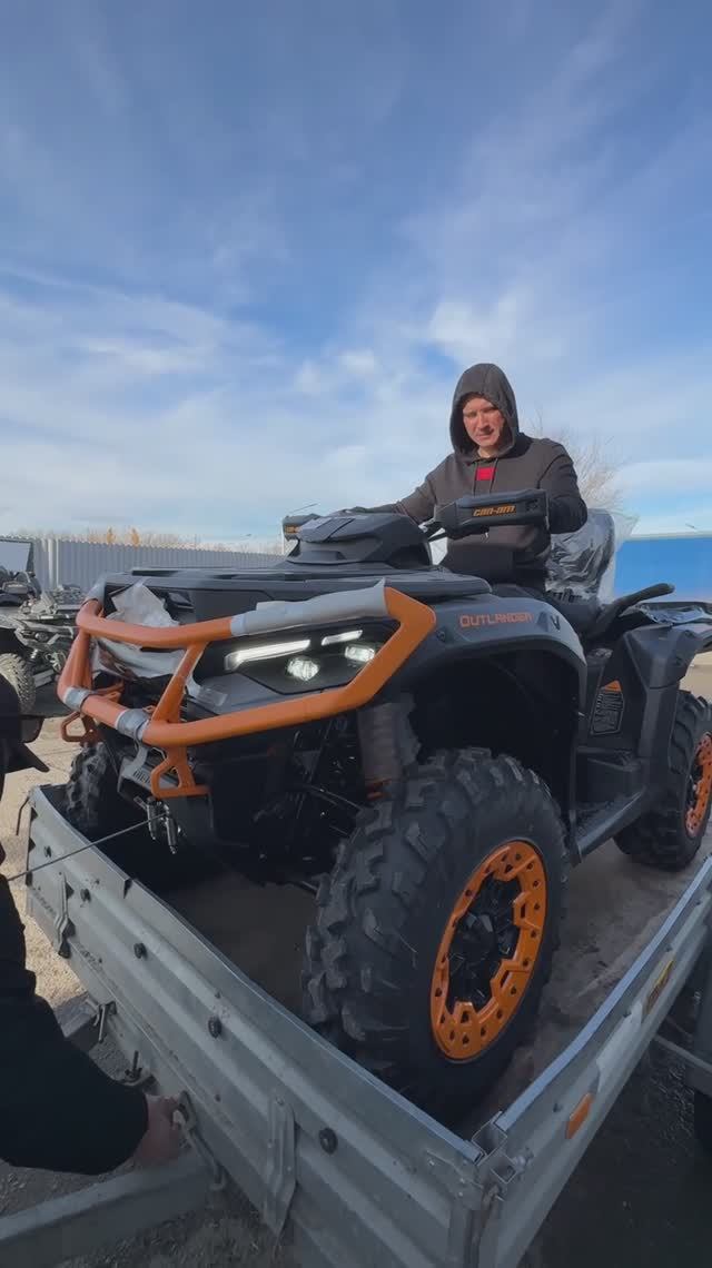 ПЕРВЫЙ В РОССИИ🔥☝🏼 BRP 1000 XTP G3 OUTLANDER 2025🚜🤤 СКОРО СНИМЕМ ОБЗОР ДЛЯ ВАС 🎥 смотреть онлайн