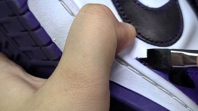[Custom Shoes] Nike Dunk Low Court Purple Toe Custom смотреть онлайн