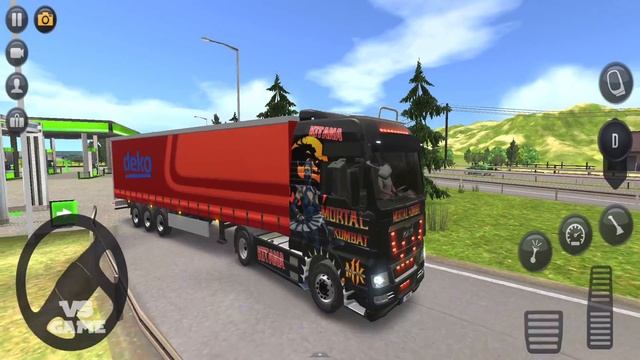 MAN TGX Kitana Mortal Kombat Skin Drive - Truck Simulator Ultimate Android Gameplay смотреть онлайн