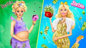 Бедная Барби vs богатая Барби / 32 идеи для кукол