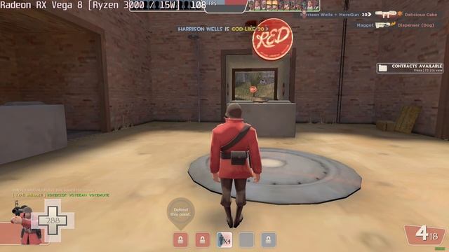 🎮 AMD Radeon RX Vega 8 [Ryzen 3000, 15W] - Team Fortress 2 gameplay benchmarks (1080p) смотреть онлайн