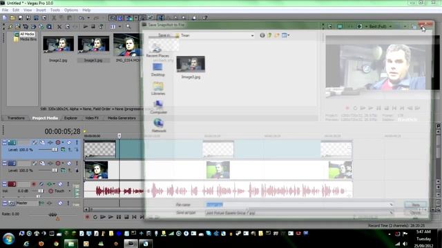 Sony Vegas Pro Tutorial - How to add a border to your videos смотреть онлайн