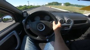 2013 Renault Logan 1.6L POV Test Drive