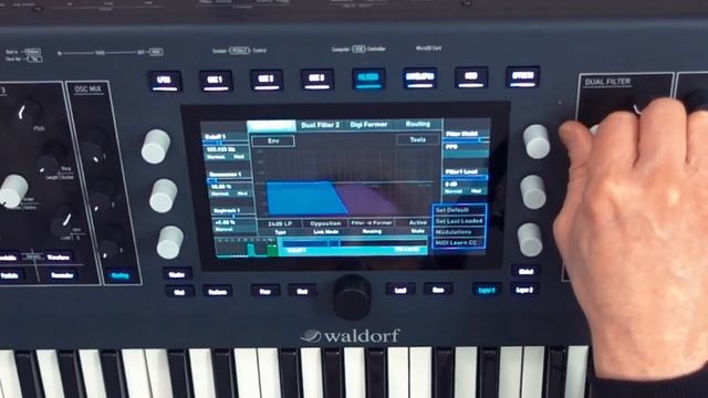 Exclusive!! Waldorf Iridium Synthesizer Keyboard Version