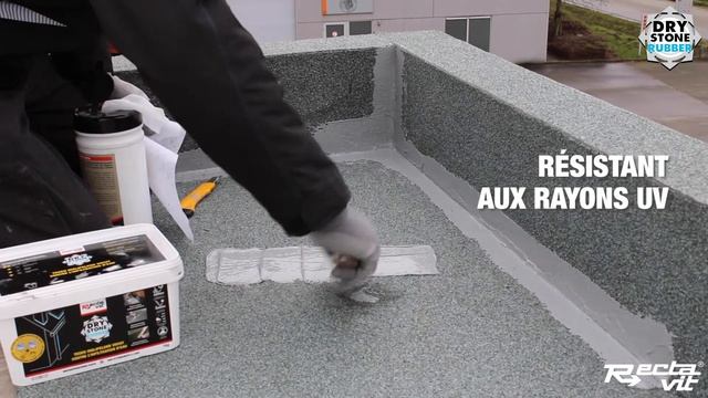 Pâte d'étanchéité pour joints, fissures, déchirures,... DryStone Rubber смотреть онлайн
