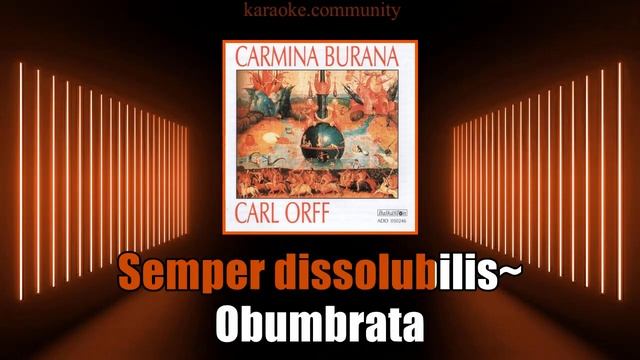 Karaoke - Carl Orff - O Fortuna (Carmina Burana) Hit of Classical Music 1936 смотреть онлайн