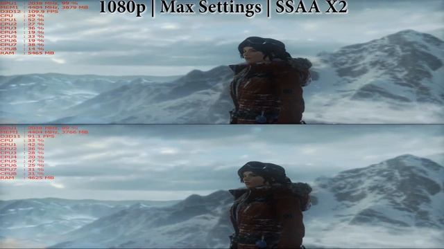 Rise of the Tomb Raider 1080p | DirectX 11 vs DirectX 12 | GTX 1070 OC смотреть онлайн