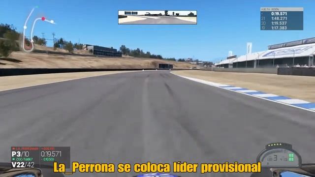 [CGC] PS4 Project Cars T2 GP11 Laguna Seca - RWD P20 LMP2 (19/04/2017) смотреть онлайн