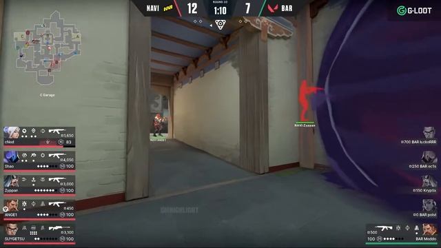NAVI vs The Barbers - All Maps VODS Highlights - G-Loot VALORANT Clash | Valorant смотреть онлайн