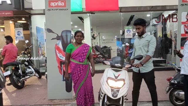 Taking delivery of Aprilia Storm 125... | Treat day | Aprilia Anna Nagar смотреть онлайн