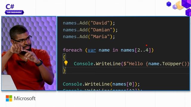 13 - Arrays, Lists, Indexing, and Foreach [Pt 13] ｜ C# for Beginners смотреть онлайн
