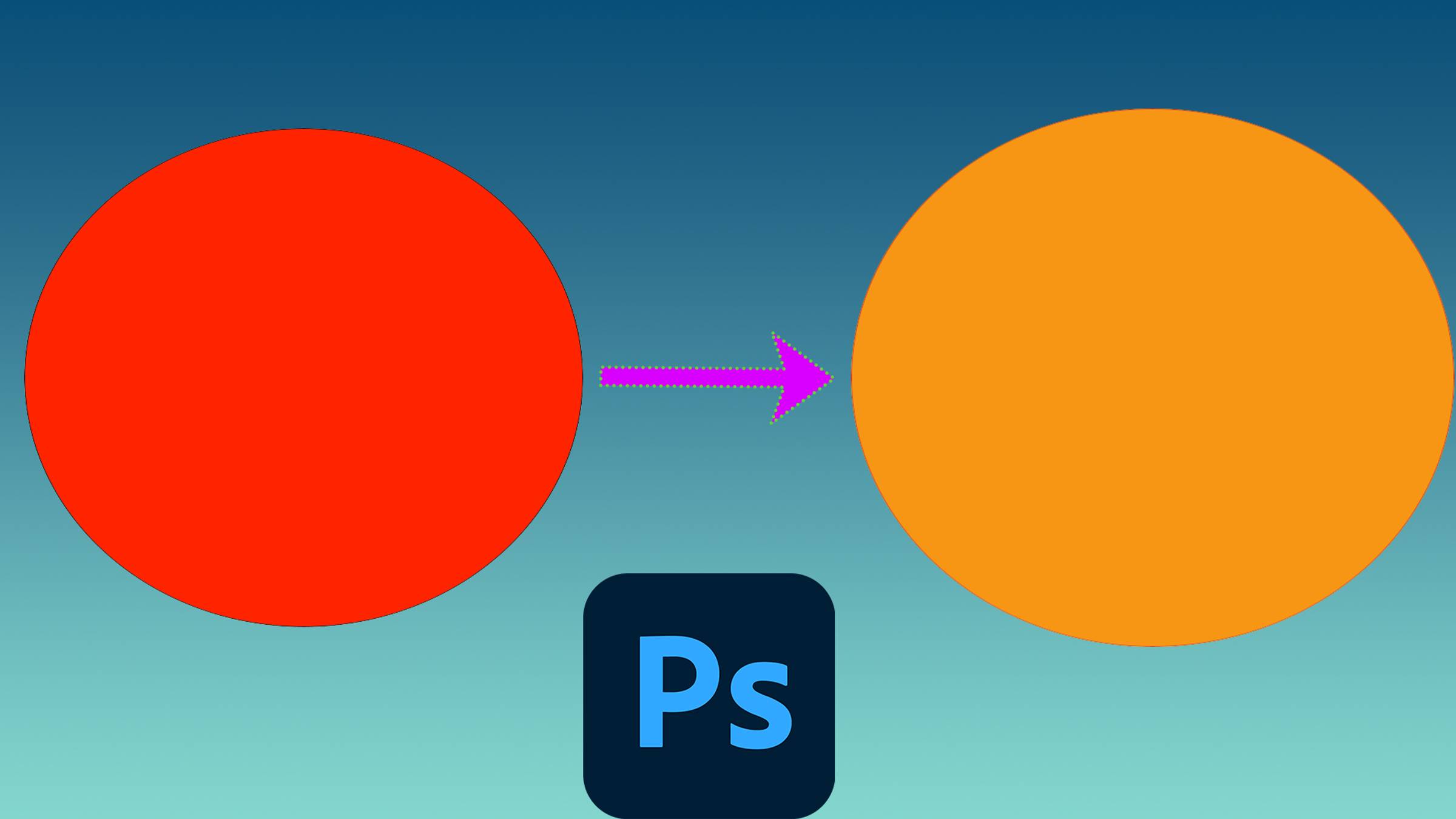 Как поменять цвет объекта в фотошопе с помощью корректирующего слоя - Карта градиента смотреть онлайн