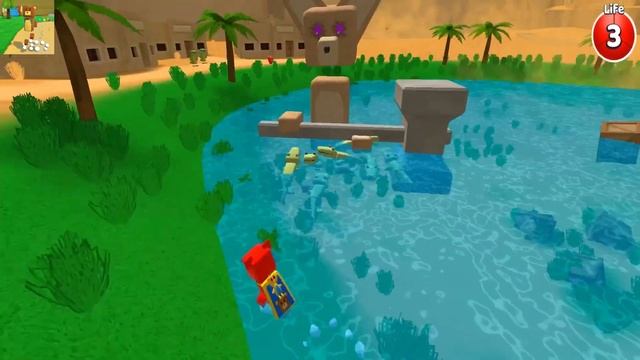 Super Bear Adventure Gameplay Walkthrough Crocodile head смотреть онлайн