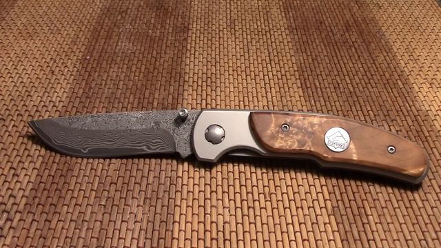 Coast Damascus folding knife Обзор смотреть онлайн