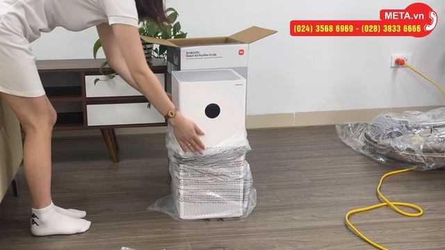 Khui hộp máy lọc không khí Xiaomi Mi Smart Air Purifier 4 Lite EU | META.vn смотреть онлайн