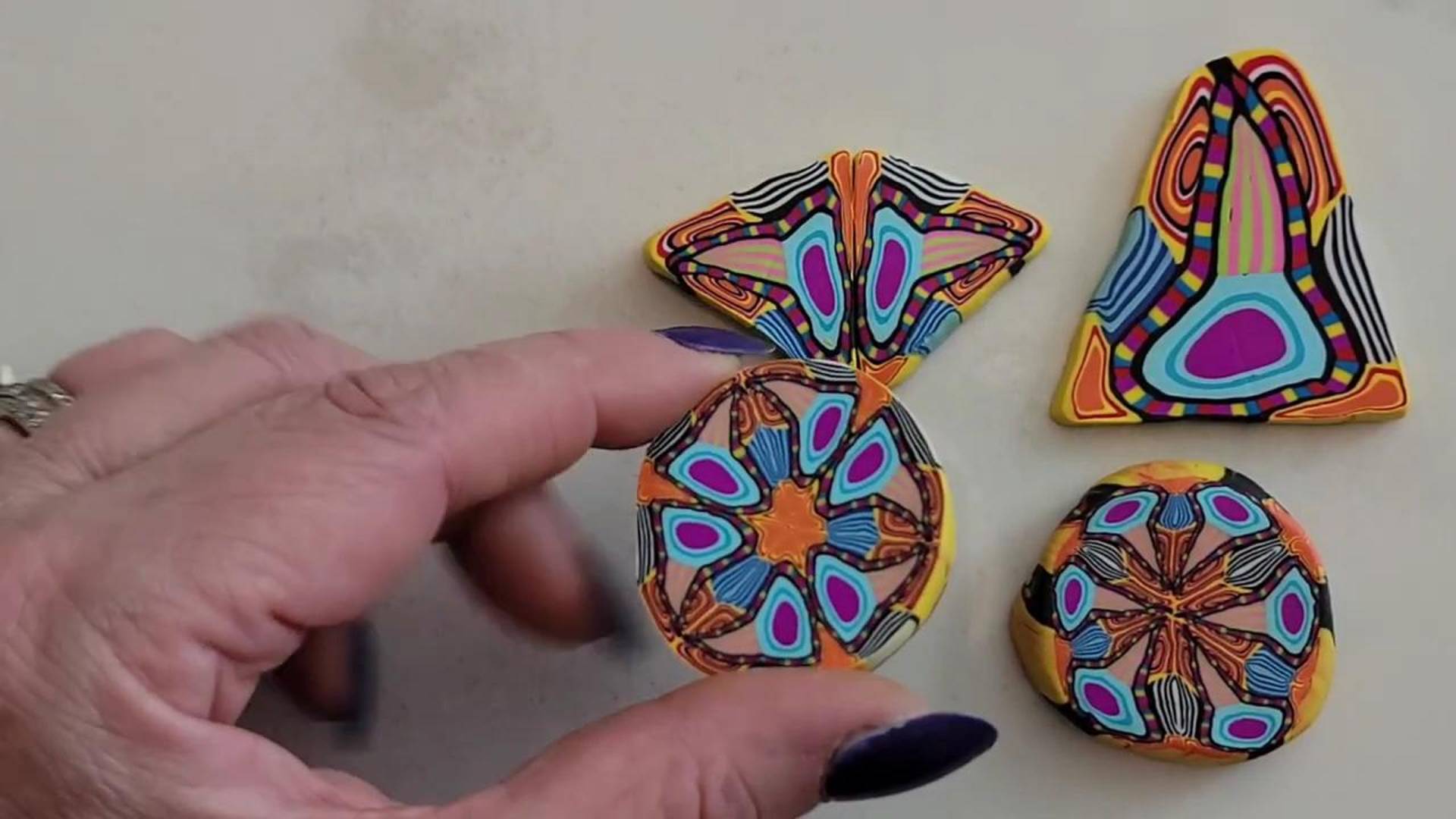 Калейдоскоп из полимерной глины  лепка