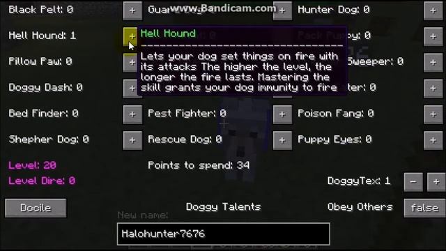 [1.7.2] Doggy Talents Mod Review - Minecraft смотреть онлайн