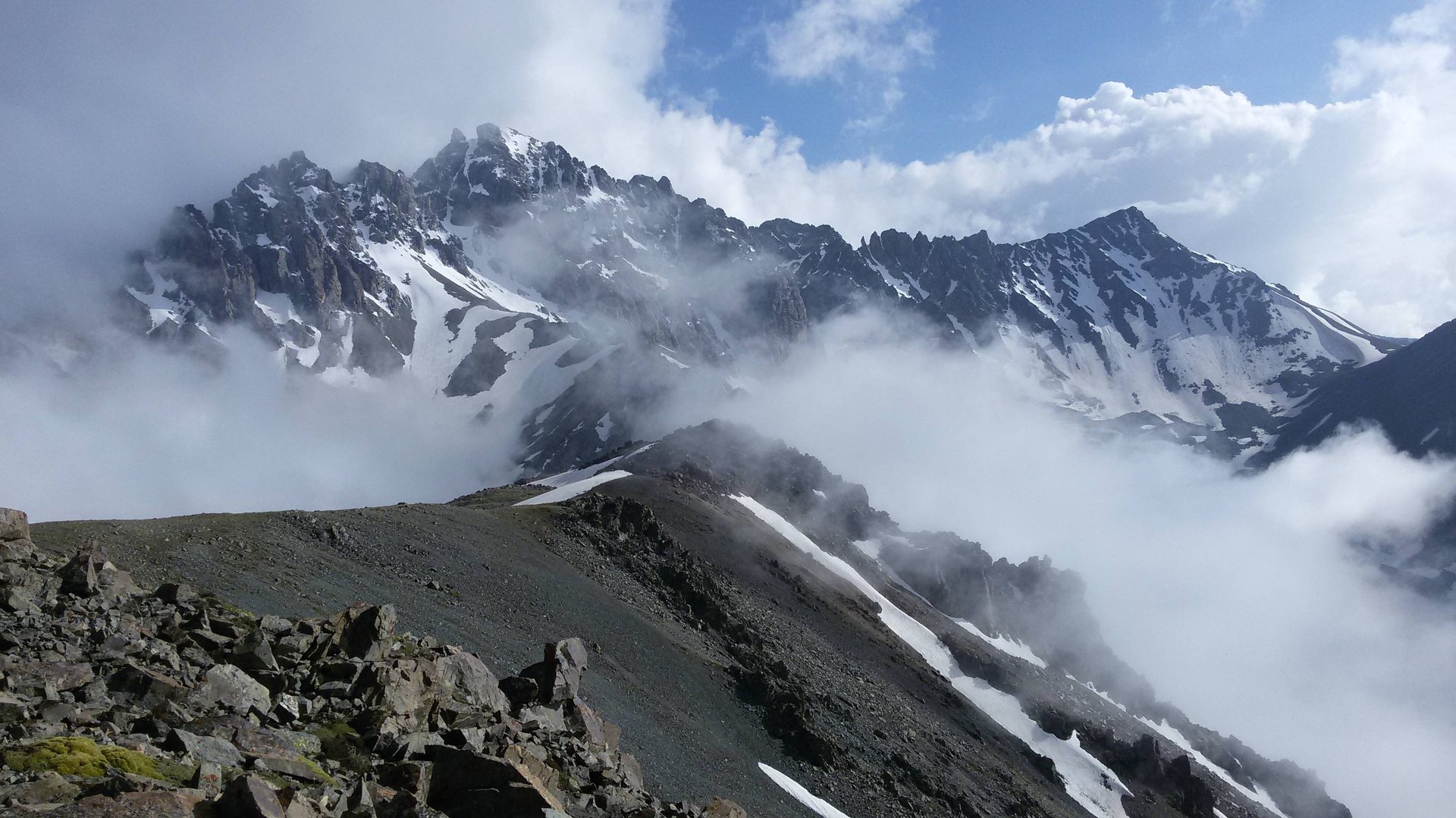 Подъём на пик Преображения (Кызимшек). Заилийский Ала-Тау, Казахстан, Талгар. Высота 3466 смотреть онлайн