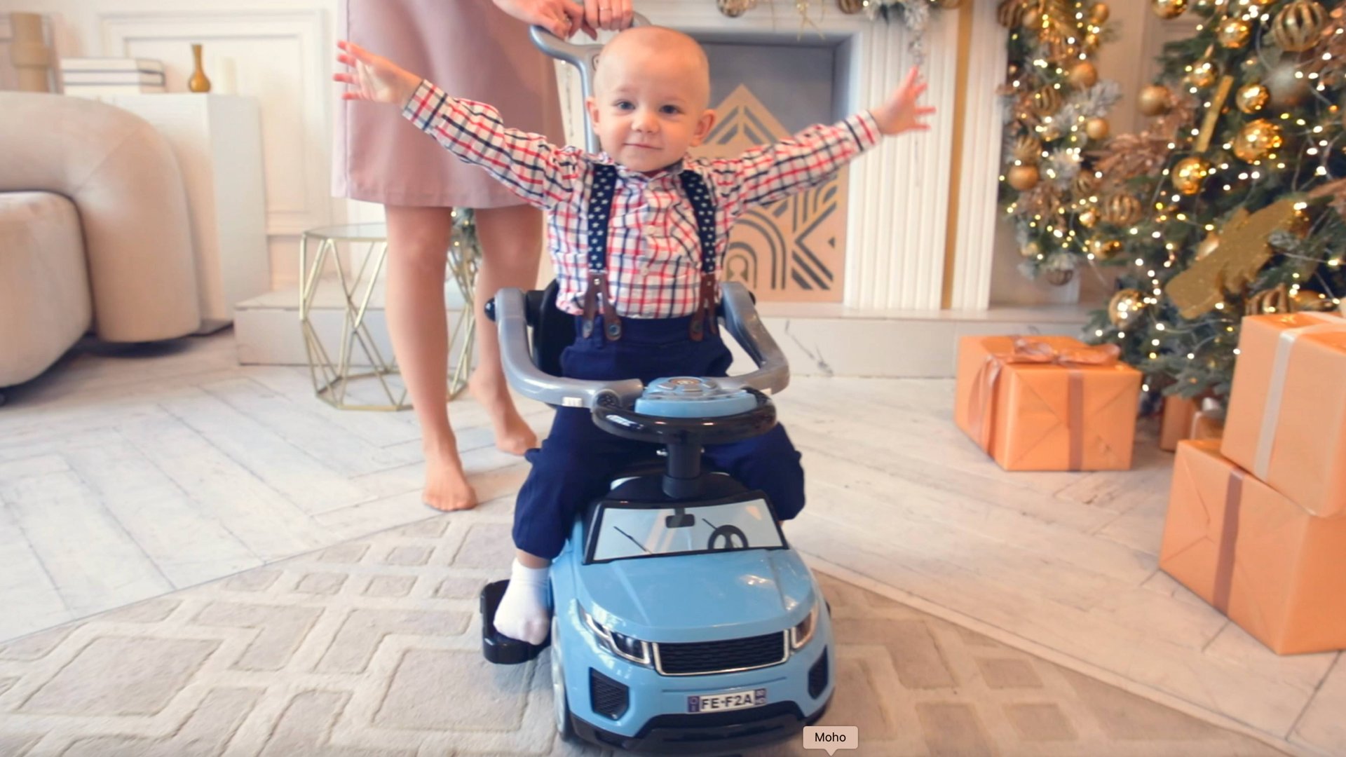 Пушкар - каталка SportCar, Babycare_под_ёлочку