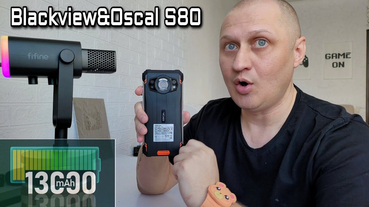 OSCAL S80 - СУПЕР ЗАЩИЩЁННЫЙ ВОДОНЕПРОНИЦАЕМЫЙ СМАРТФОН С АККУМУЛЯТОРОМ НА 13000mah. смотреть онлайн